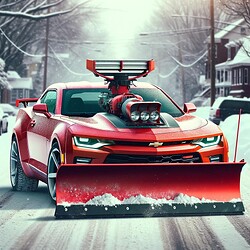 Camaro snowplow