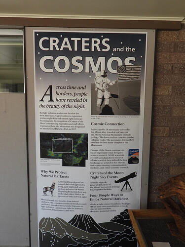 Craters and the Cosmos